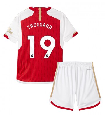 Arsenal Leandro Trossard #19 Hjemmebanesæt Børn 2023-24 Kort ærmer (+ korte bukser)